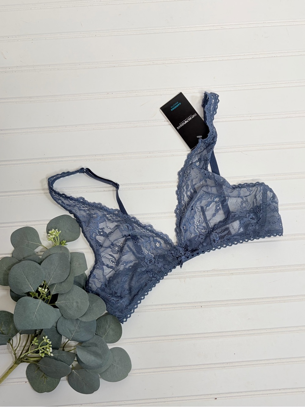 Emporio Armani Gardenia Lace Bralette